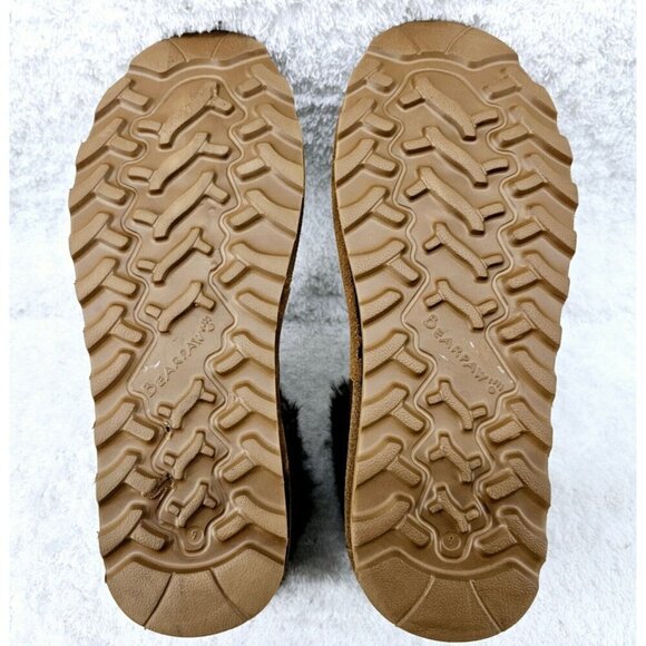 BEARPAW Koko Hickory Suede Faux Fur Winter Bootie Size 9 Medium New No Box - Picture 7 of 9